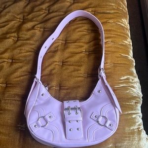 Light Pink Y2K Inspired Shoulder Bag